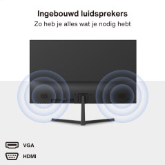 Dahua DHI-LM24-B200S 23.8" Monitor - Stunning 1920 x 1080 Resolution, VGA & HDMI, 75Hz for Exceptional Clarity!